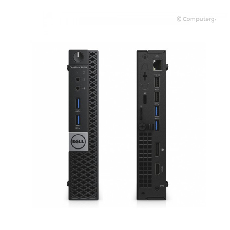 Dell PC Bundle: Dell OptiPlex 3040 Mini PC with Dell 22" LED Monitor + Keyboard & Mouse + Headset